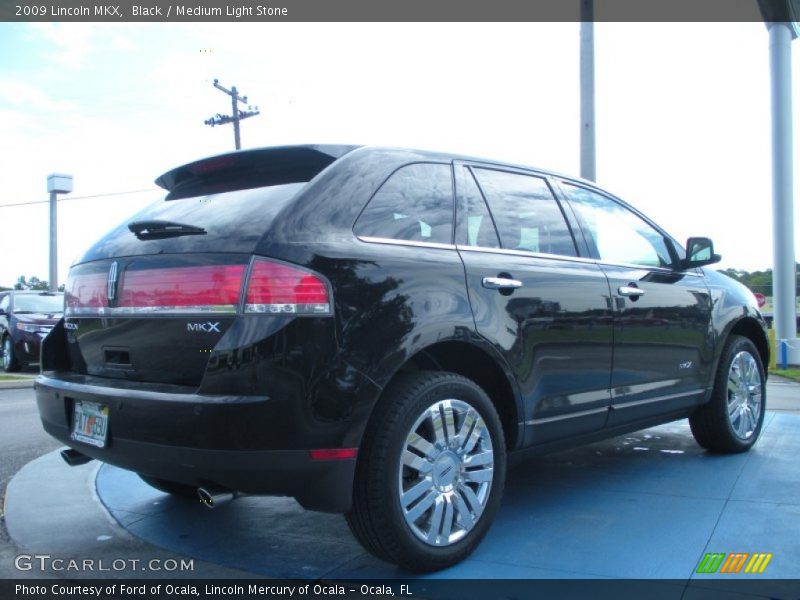 Black / Medium Light Stone 2009 Lincoln MKX