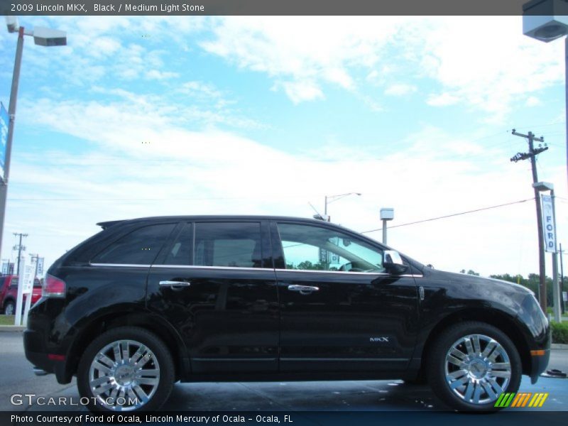 Black / Medium Light Stone 2009 Lincoln MKX