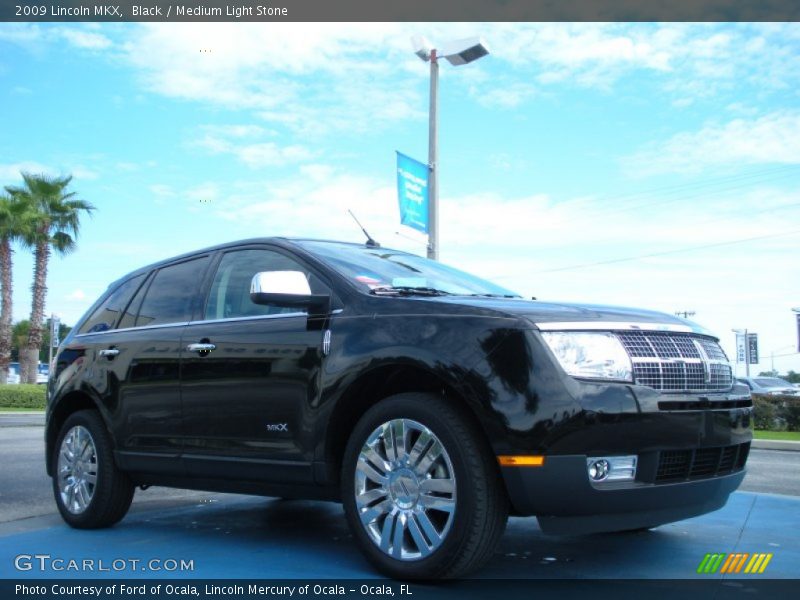 Black / Medium Light Stone 2009 Lincoln MKX