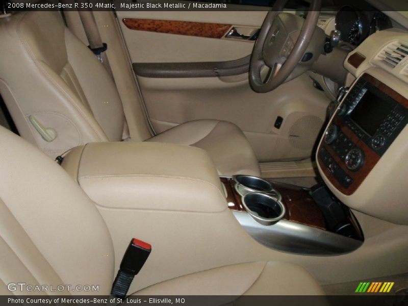 Majestic Black Metallic / Macadamia 2008 Mercedes-Benz R 350 4Matic