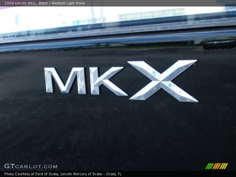 Black / Medium Light Stone 2009 Lincoln MKX