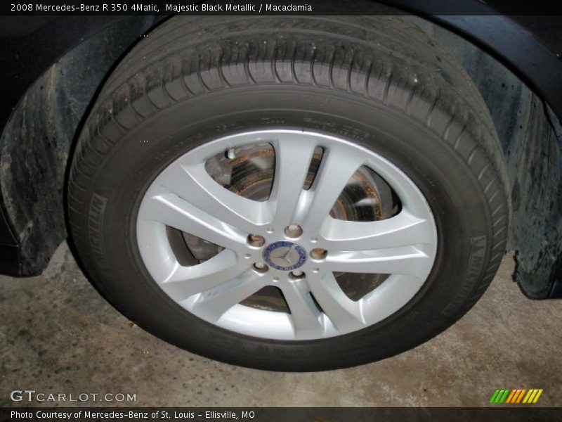 Majestic Black Metallic / Macadamia 2008 Mercedes-Benz R 350 4Matic