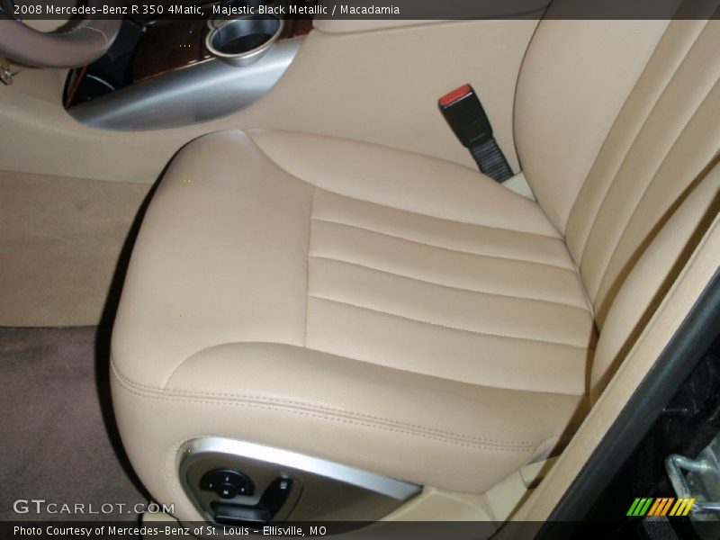 Majestic Black Metallic / Macadamia 2008 Mercedes-Benz R 350 4Matic