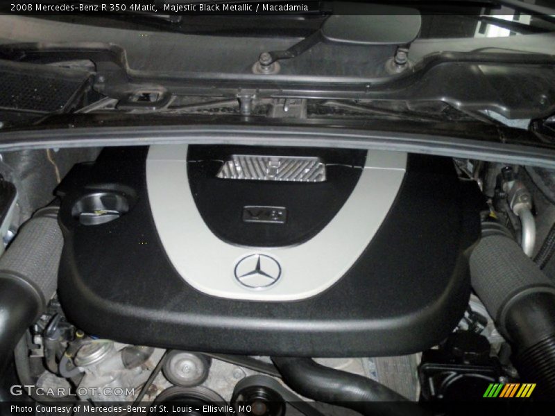 Majestic Black Metallic / Macadamia 2008 Mercedes-Benz R 350 4Matic