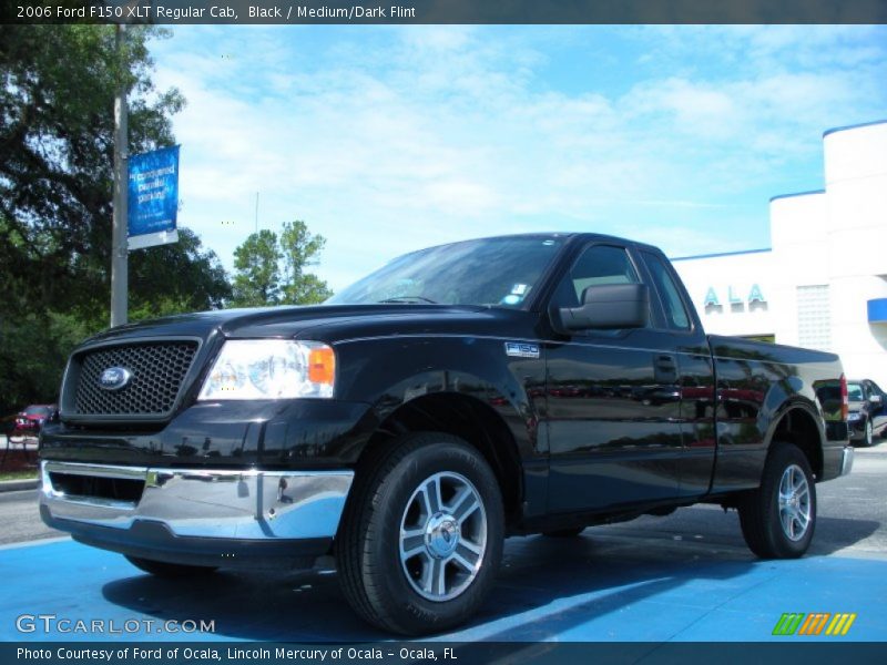 Black / Medium/Dark Flint 2006 Ford F150 XLT Regular Cab