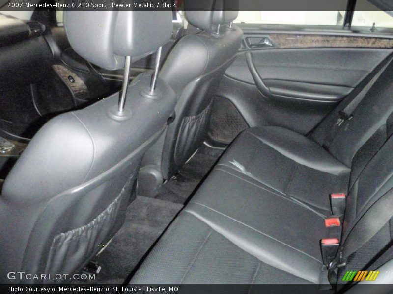 Pewter Metallic / Black 2007 Mercedes-Benz C 230 Sport