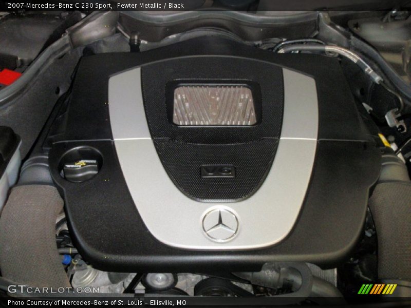 Pewter Metallic / Black 2007 Mercedes-Benz C 230 Sport