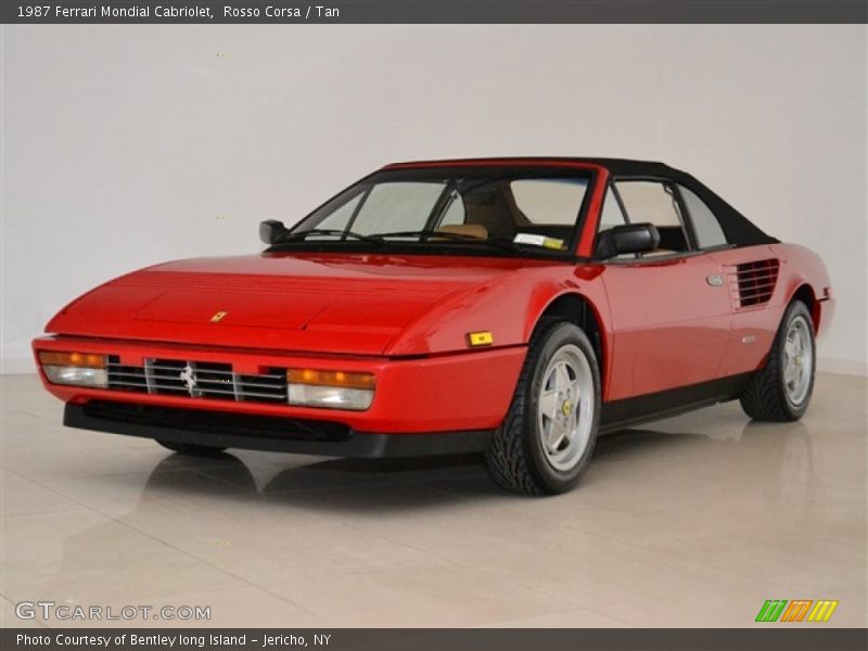 Front 3/4 View of 1987 Mondial Cabriolet