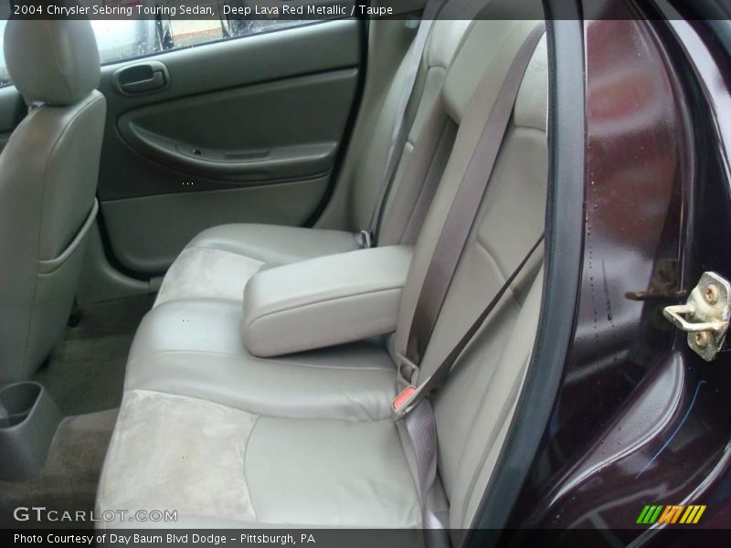 Deep Lava Red Metallic / Taupe 2004 Chrysler Sebring Touring Sedan