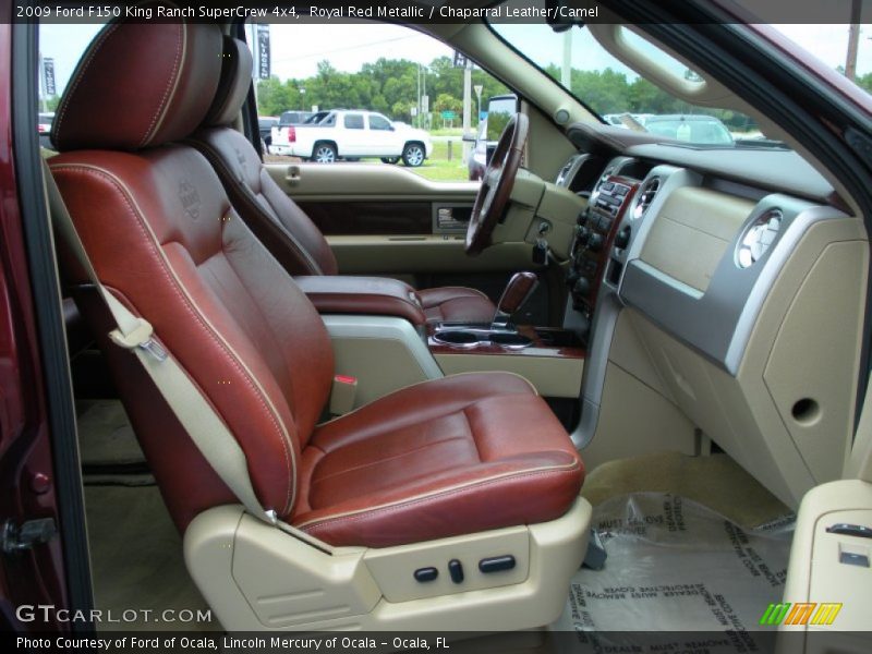 Royal Red Metallic / Chaparral Leather/Camel 2009 Ford F150 King Ranch SuperCrew 4x4