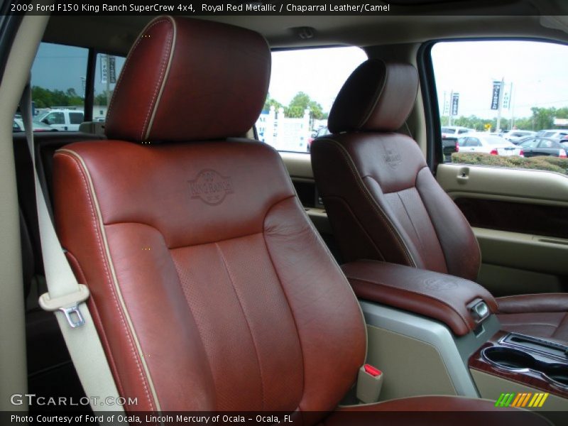 Royal Red Metallic / Chaparral Leather/Camel 2009 Ford F150 King Ranch SuperCrew 4x4