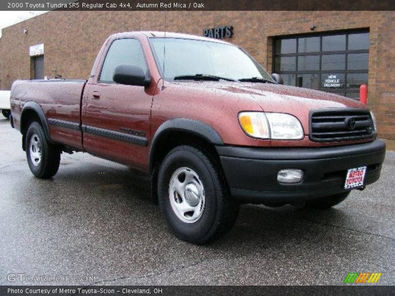 Autumn Red Mica / Oak 2000 Toyota Tundra SR5 Regular Cab 4x4
