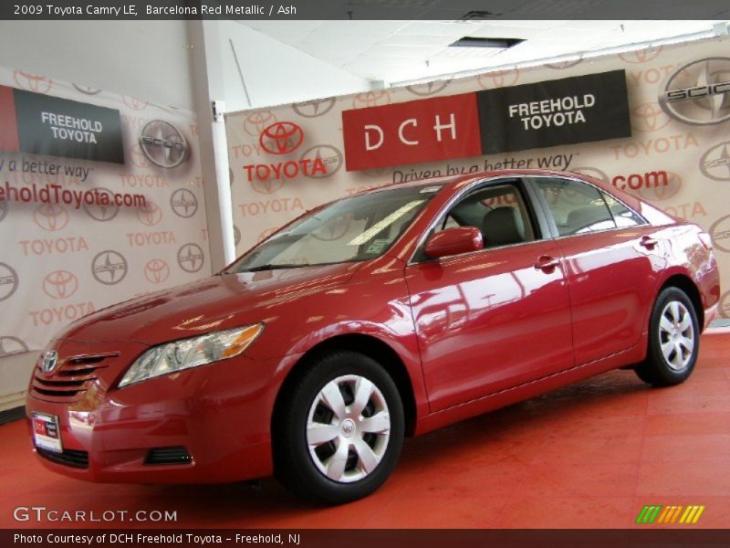 Barcelona Red Metallic / Ash 2009 Toyota Camry LE