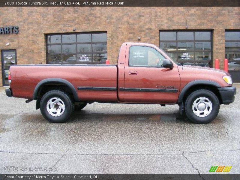 Autumn Red Mica / Oak 2000 Toyota Tundra SR5 Regular Cab 4x4