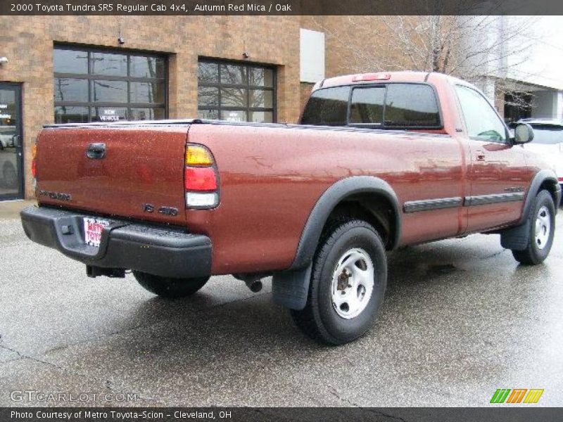 Autumn Red Mica / Oak 2000 Toyota Tundra SR5 Regular Cab 4x4