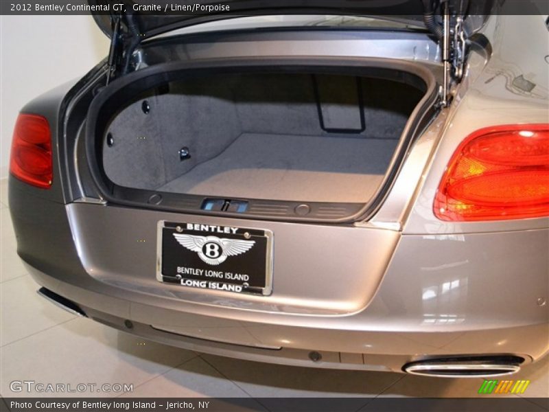  2012 Continental GT  Trunk