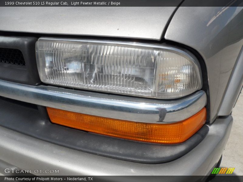 Light Pewter Metallic / Beige 1999 Chevrolet S10 LS Regular Cab