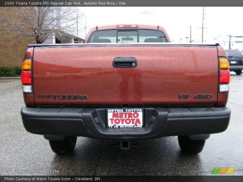 Autumn Red Mica / Oak 2000 Toyota Tundra SR5 Regular Cab 4x4