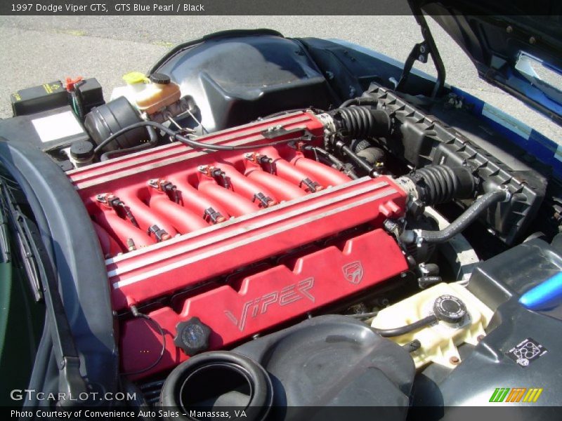  1997 Viper GTS Engine - 8.0 Liter OHV 20-Valve V10