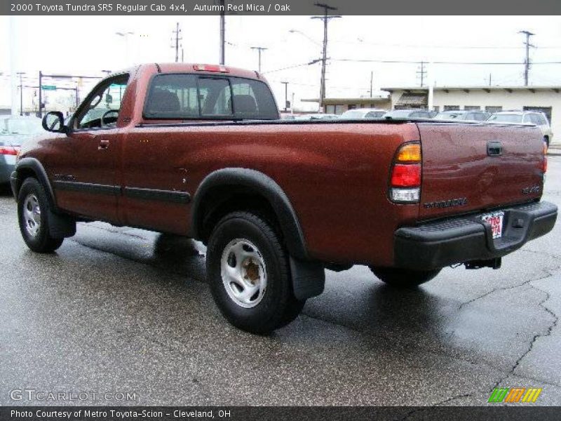 Autumn Red Mica / Oak 2000 Toyota Tundra SR5 Regular Cab 4x4