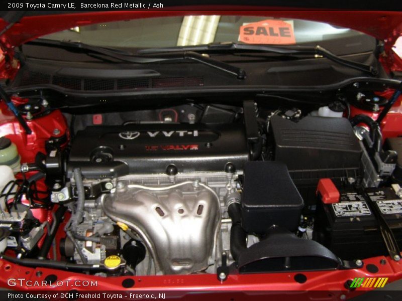 Barcelona Red Metallic / Ash 2009 Toyota Camry LE