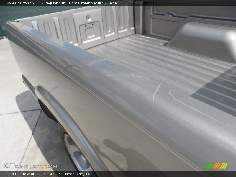 Light Pewter Metallic / Beige 1999 Chevrolet S10 LS Regular Cab