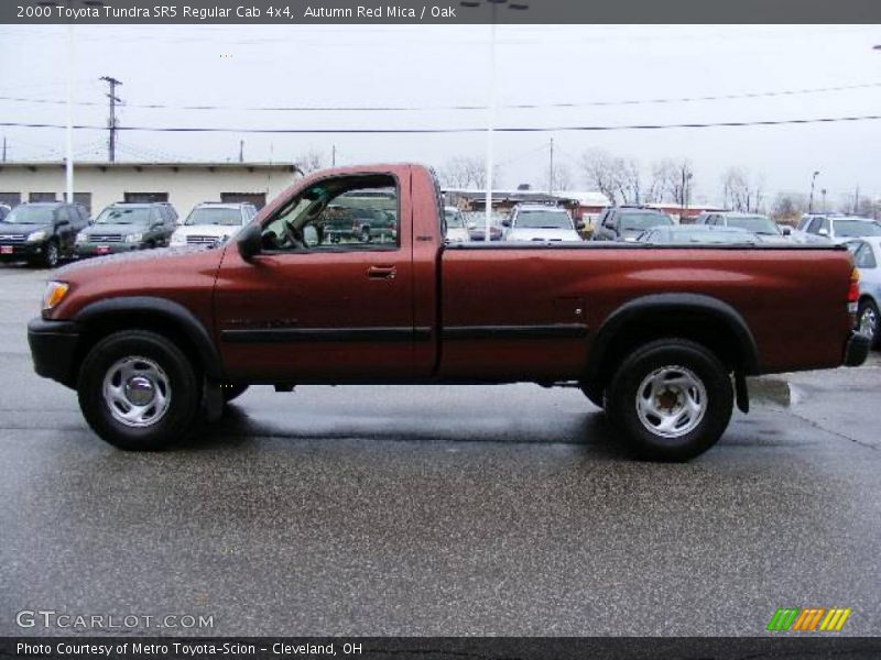 Autumn Red Mica / Oak 2000 Toyota Tundra SR5 Regular Cab 4x4