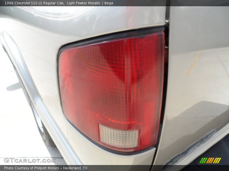 Light Pewter Metallic / Beige 1999 Chevrolet S10 LS Regular Cab