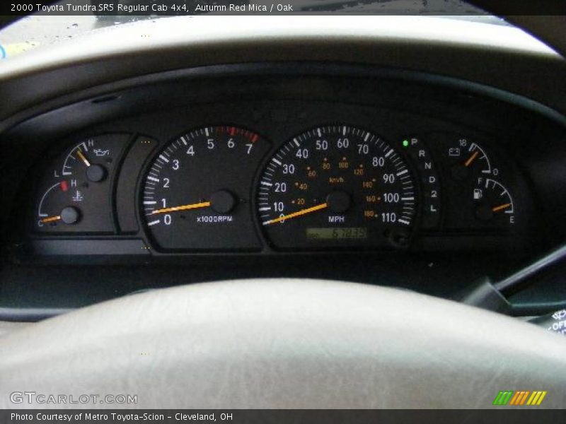 Autumn Red Mica / Oak 2000 Toyota Tundra SR5 Regular Cab 4x4