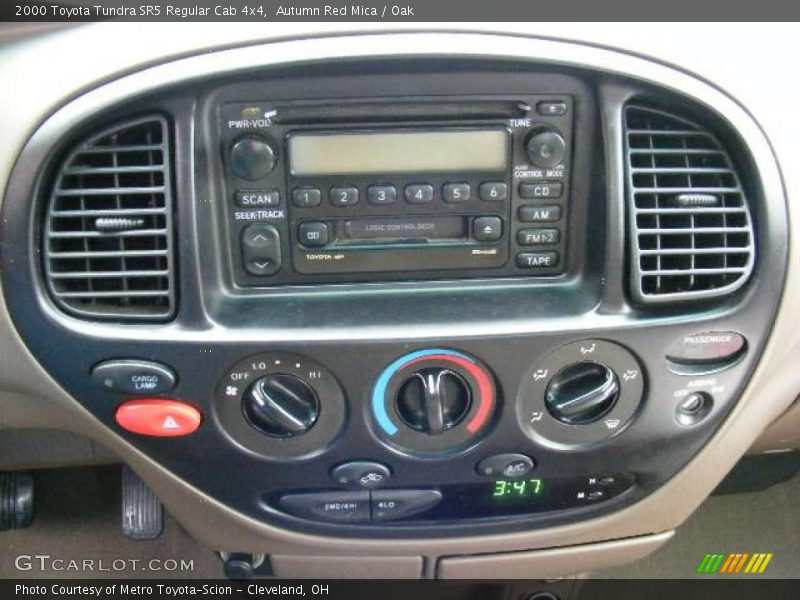Autumn Red Mica / Oak 2000 Toyota Tundra SR5 Regular Cab 4x4