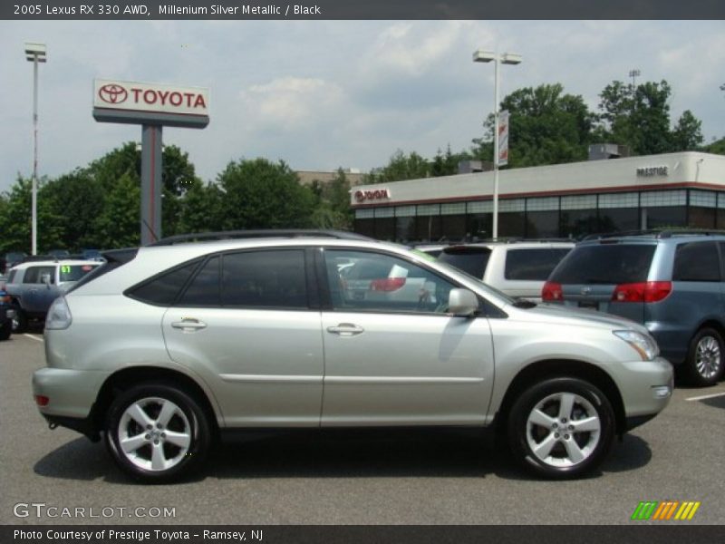 Millenium Silver Metallic / Black 2005 Lexus RX 330 AWD