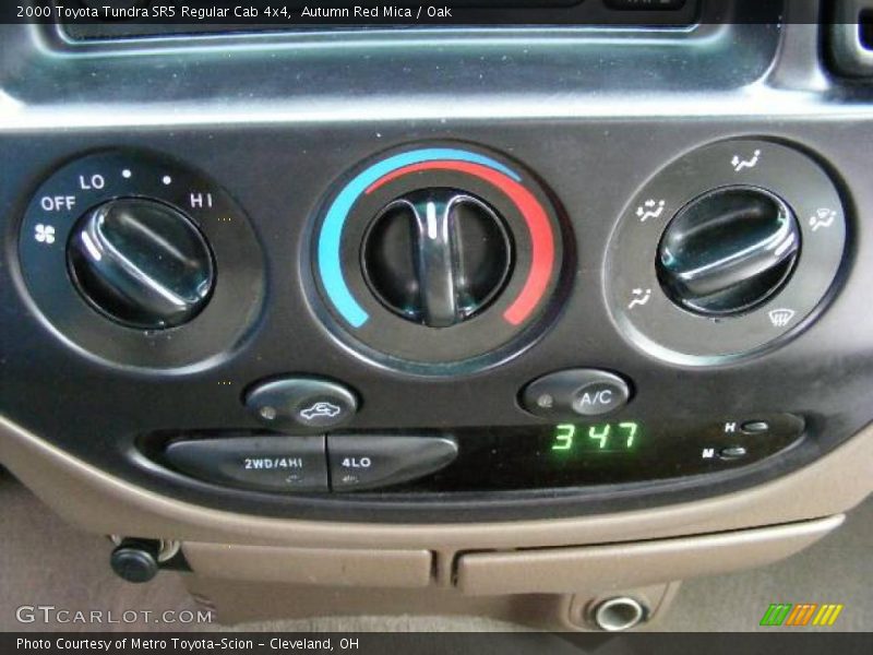 Autumn Red Mica / Oak 2000 Toyota Tundra SR5 Regular Cab 4x4