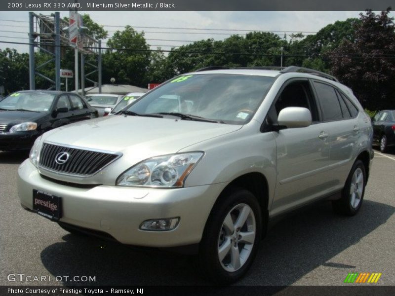 Millenium Silver Metallic / Black 2005 Lexus RX 330 AWD