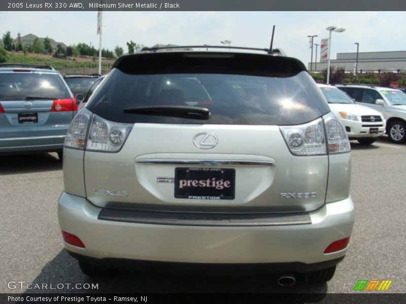 Millenium Silver Metallic / Black 2005 Lexus RX 330 AWD