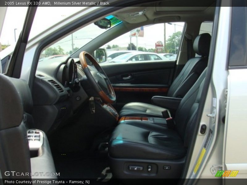Millenium Silver Metallic / Black 2005 Lexus RX 330 AWD