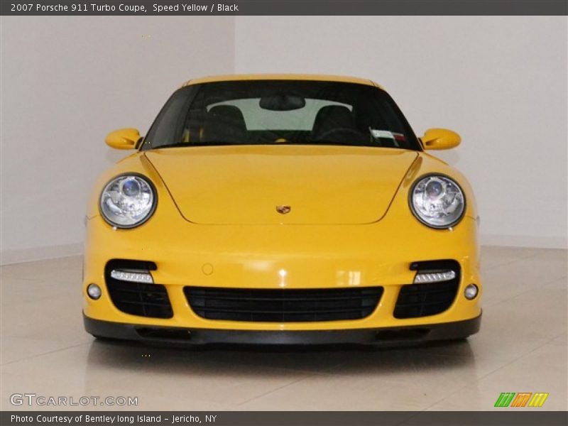 Speed Yellow / Black 2007 Porsche 911 Turbo Coupe