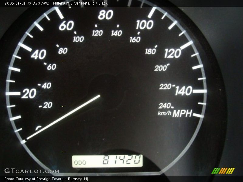 Millenium Silver Metallic / Black 2005 Lexus RX 330 AWD