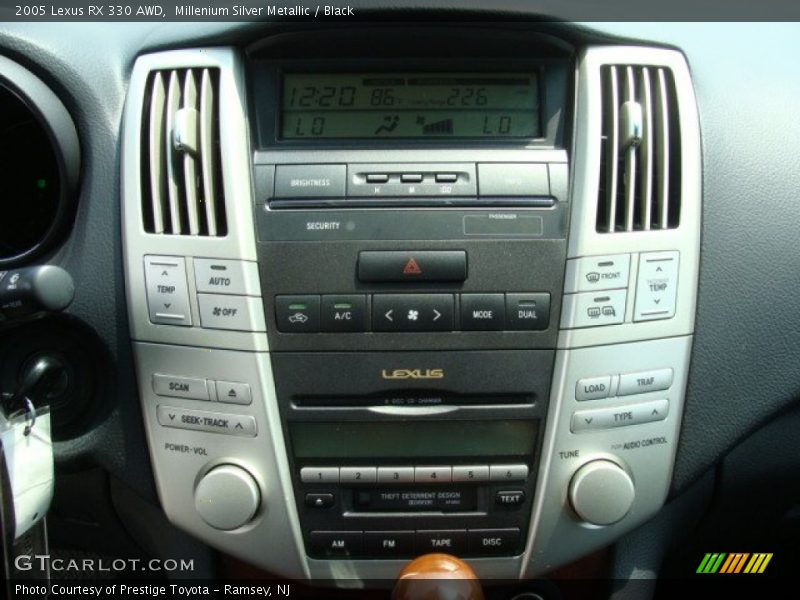 Millenium Silver Metallic / Black 2005 Lexus RX 330 AWD