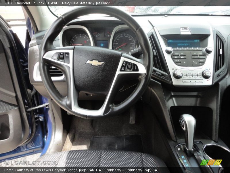 Navy Blue Metallic / Jet Black 2010 Chevrolet Equinox LT AWD