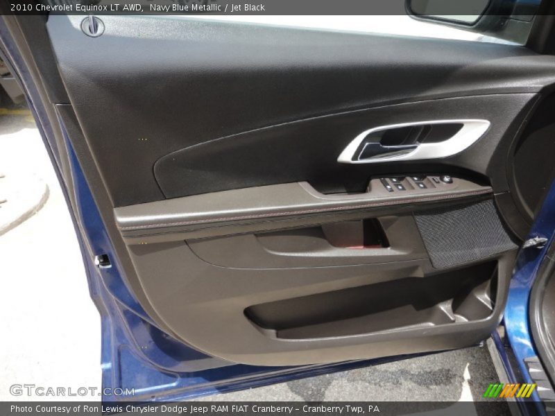 Navy Blue Metallic / Jet Black 2010 Chevrolet Equinox LT AWD