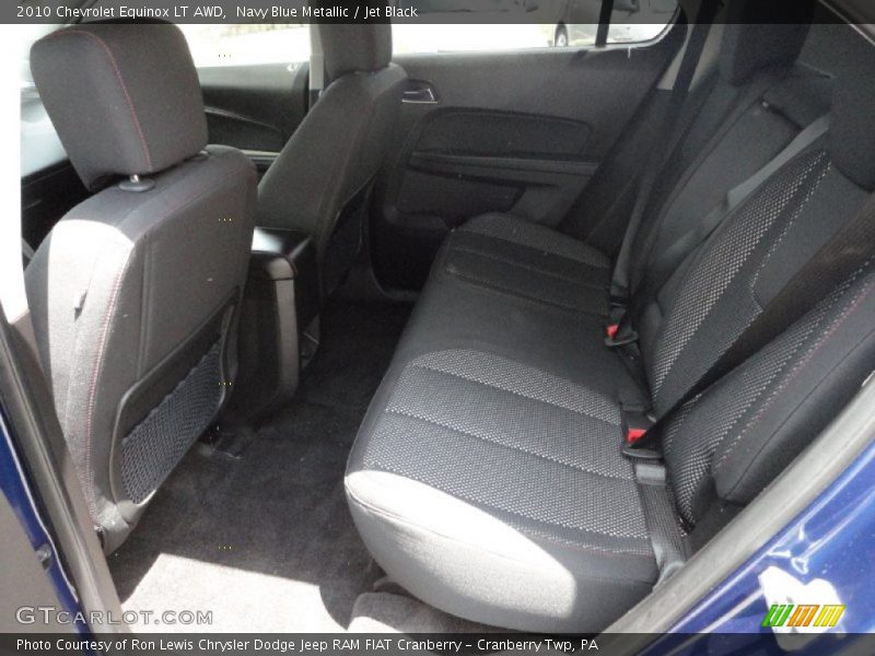 Navy Blue Metallic / Jet Black 2010 Chevrolet Equinox LT AWD