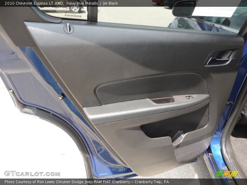 Navy Blue Metallic / Jet Black 2010 Chevrolet Equinox LT AWD