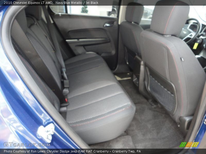 Navy Blue Metallic / Jet Black 2010 Chevrolet Equinox LT AWD