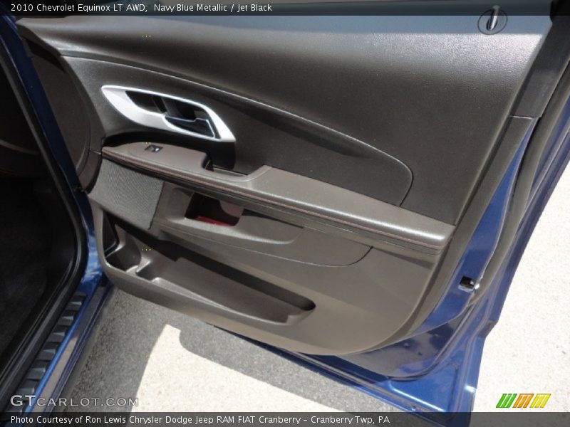 Navy Blue Metallic / Jet Black 2010 Chevrolet Equinox LT AWD