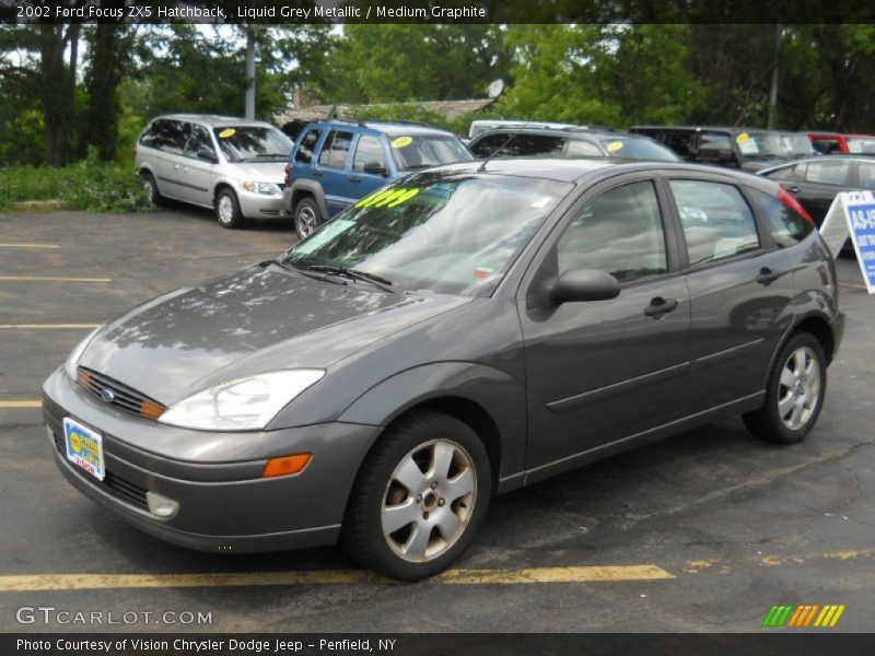 Liquid Grey Metallic / Medium Graphite 2002 Ford Focus ZX5 Hatchback