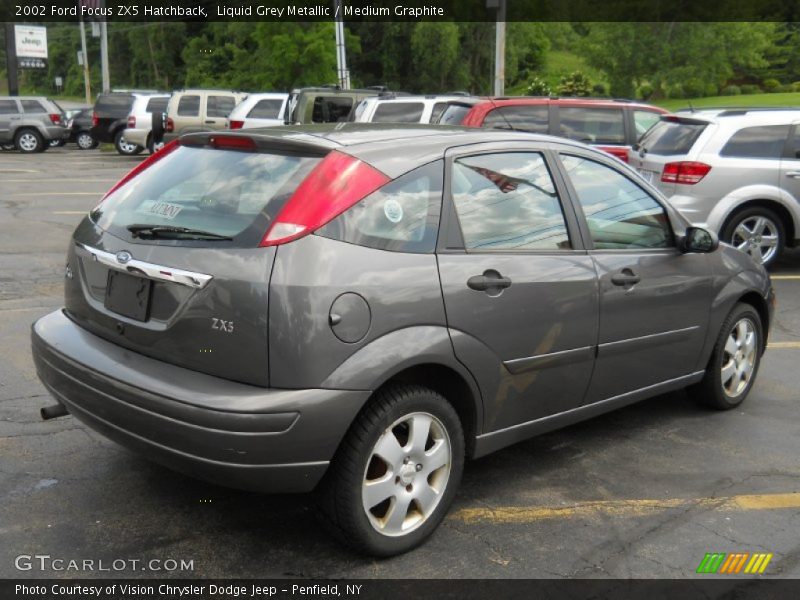 Liquid Grey Metallic / Medium Graphite 2002 Ford Focus ZX5 Hatchback