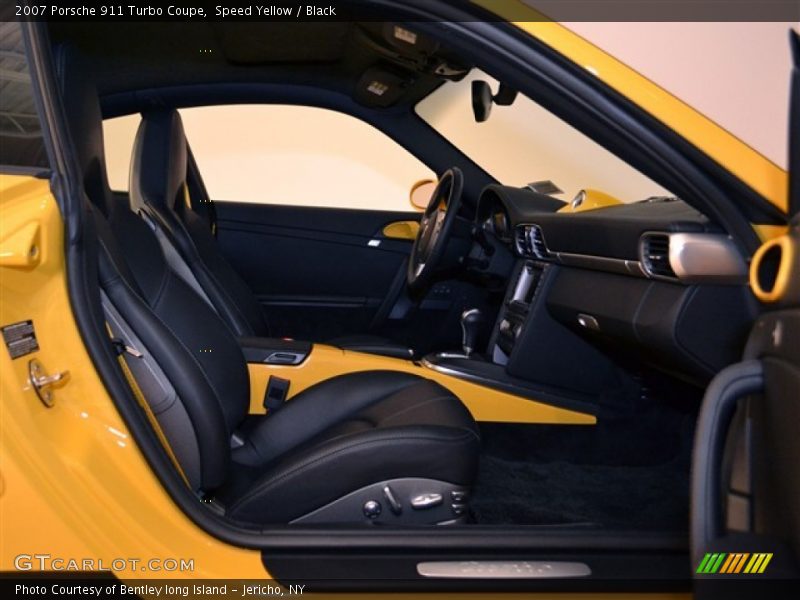 Speed Yellow / Black 2007 Porsche 911 Turbo Coupe