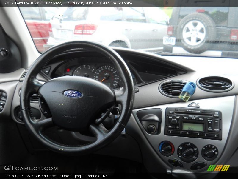 Liquid Grey Metallic / Medium Graphite 2002 Ford Focus ZX5 Hatchback