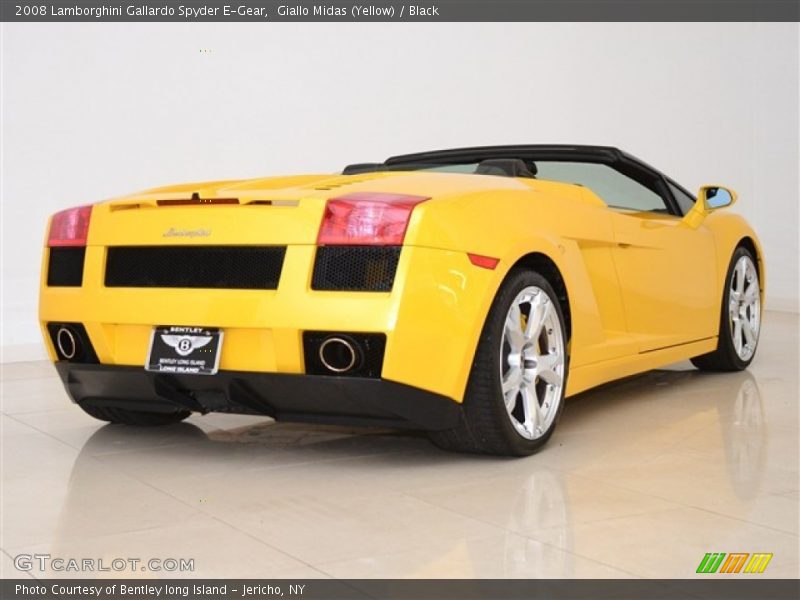 Giallo Midas (Yellow) / Black 2008 Lamborghini Gallardo Spyder E-Gear
