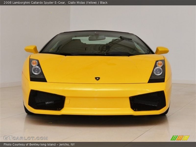 Giallo Midas (Yellow) / Black 2008 Lamborghini Gallardo Spyder E-Gear